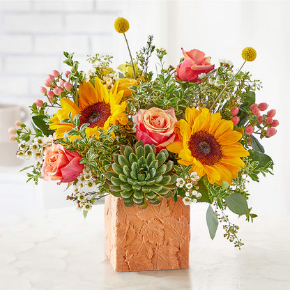 Sunflower Season Bouquet –  Hallmark Flower Shoppe, Panama City FL