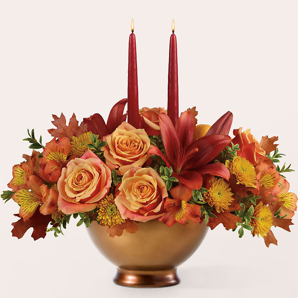 Harvest Table Centerpiece –  Hallmark Flower Shoppe, Panama City FL