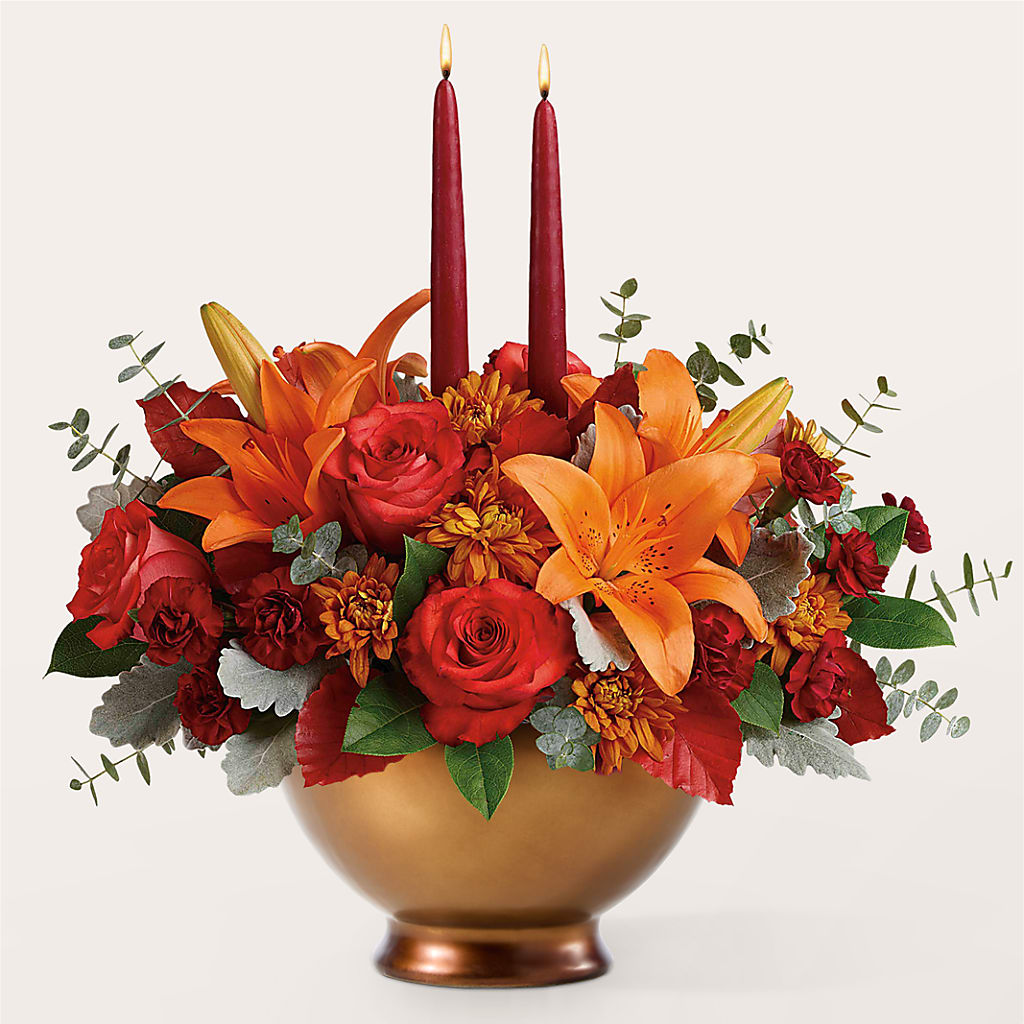 Fruits of Fall Centerpiece –  Hallmark Flower Shoppe, Panama City FL