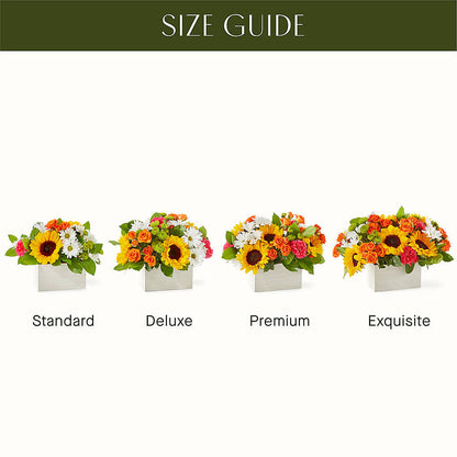 Sun-drenched Blooms Box Bouquet –  Hallmark Flower Shoppe, Panama City FL