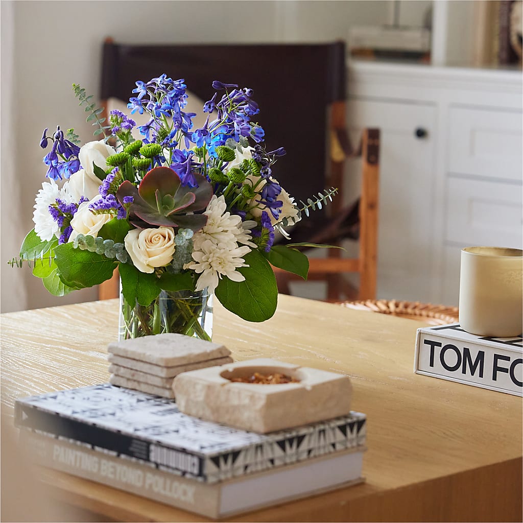 Cerulean Waves Bouquet –  Hallmark Flower Shoppe, Panama City FL
