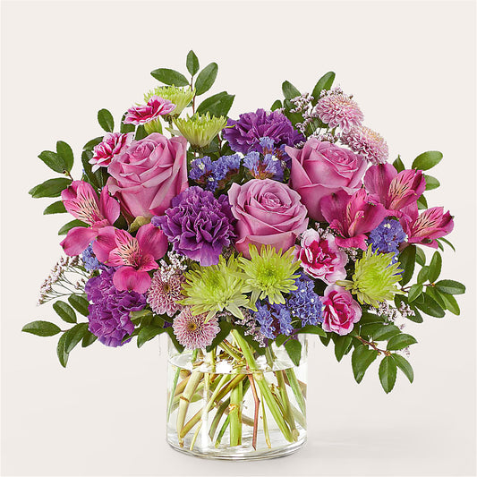 Glass Half Full Bouquet –  Hallmark Flower Shoppe, Panama City FL