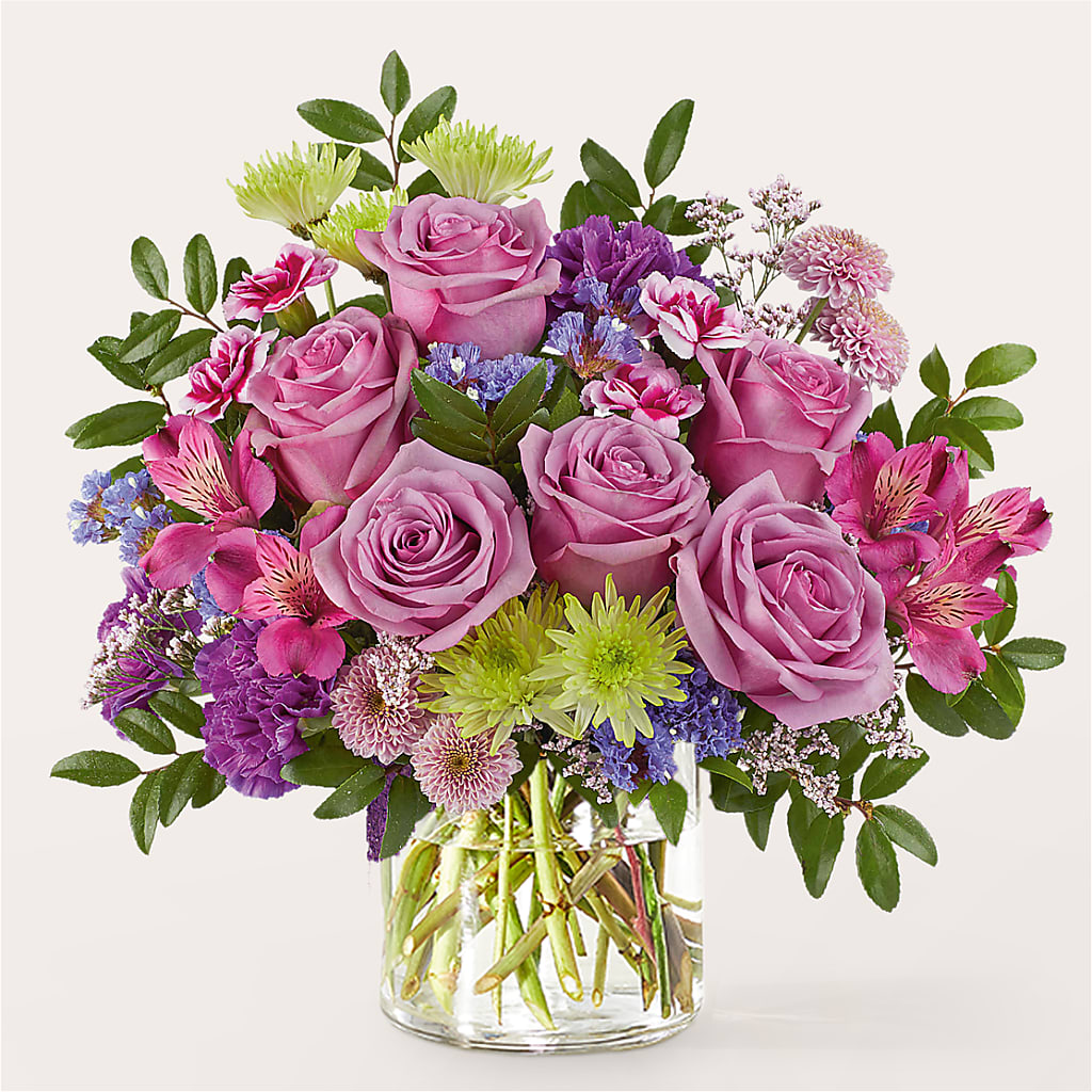Glass Half Full Bouquet –  Hallmark Flower Shoppe, Panama City FL