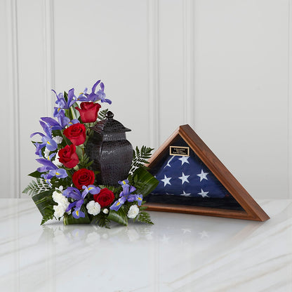 Patriotic Tribute Arrangement –  Hallmark Flower Shoppe, Panama City FL