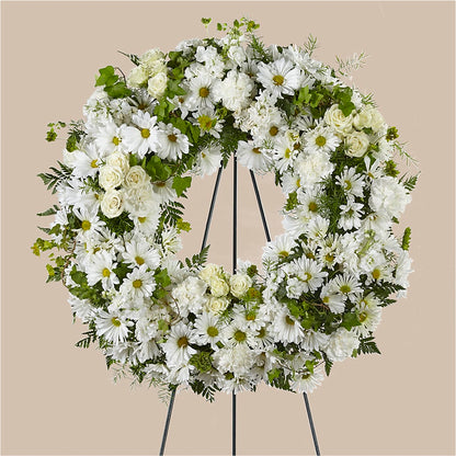 Faithful Wishes Wreath –  Hallmark Flower Shoppe, Panama City FL