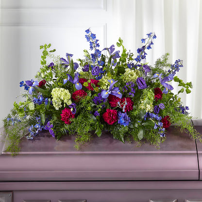 Always Treasured Casket Spray –  Hallmark Flower Shoppe, Panama City FL