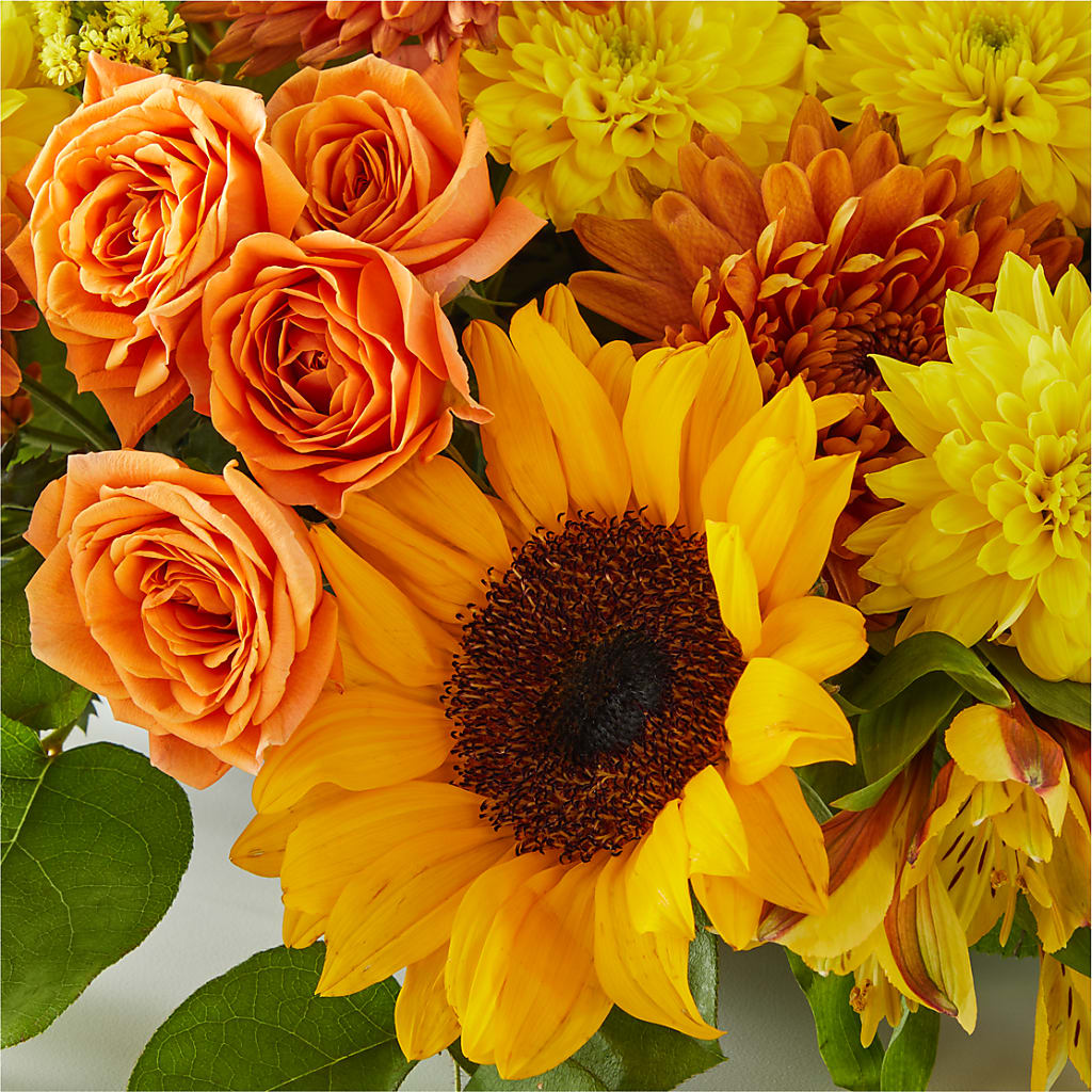 Autumn Harmony Centerpiece –  Hallmark Flower Shoppe, Panama City FL