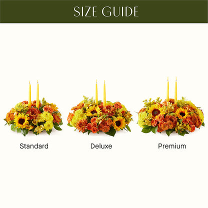 Autumn Harmony Centerpiece –  Hallmark Flower Shoppe, Panama City FL