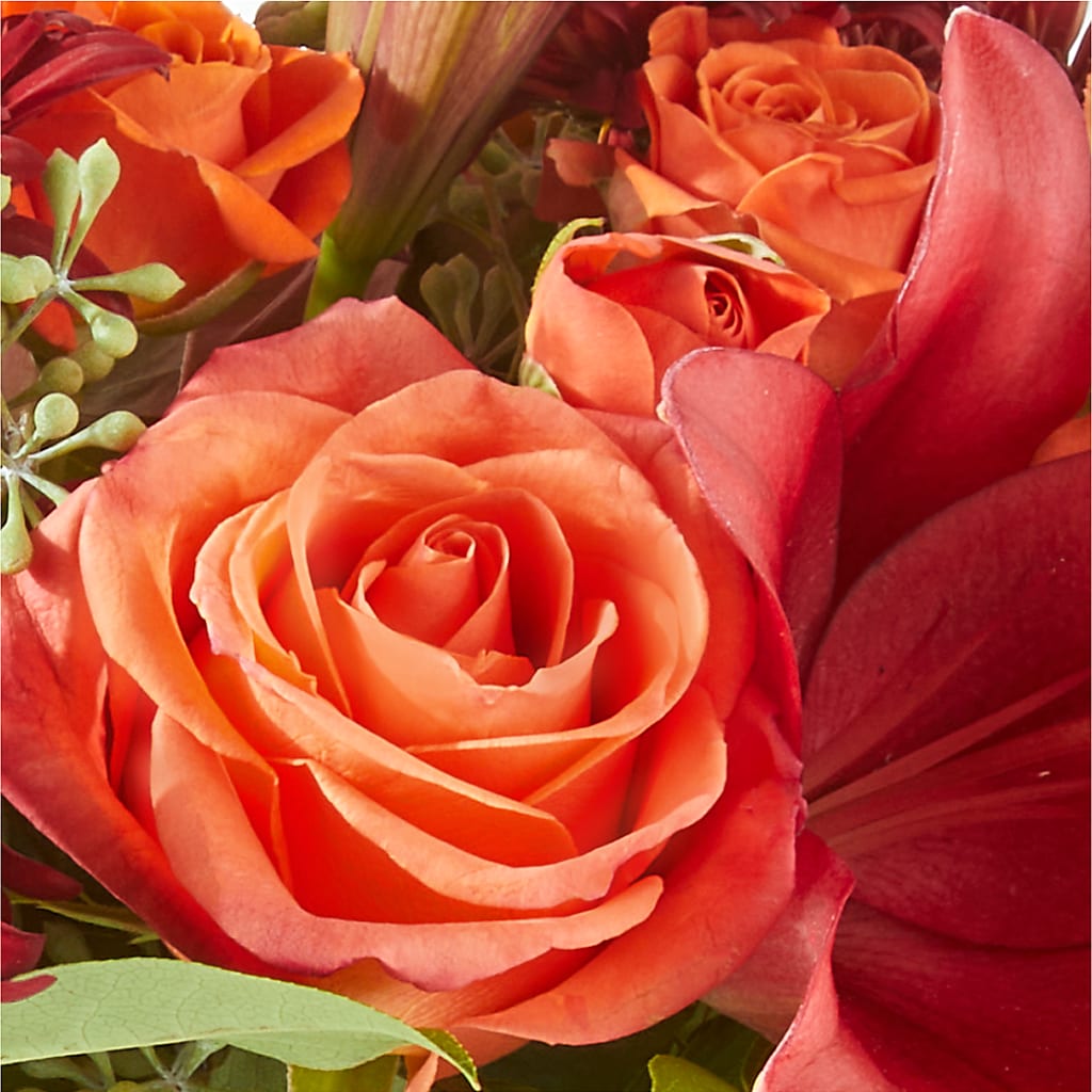 Crimson Leaves Bouquet –  Hallmark Flower Shoppe, Panama City FL