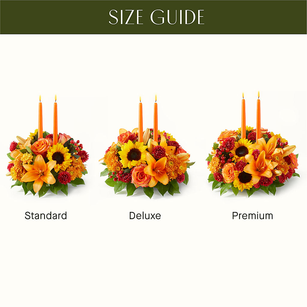 Grateful Centerpiece –  Hallmark Flower Shoppe, Panama City FL