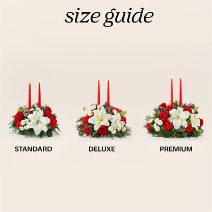Seasonal Festivities Centerpiece –  Hallmark Flower Shoppe, Panama City FL