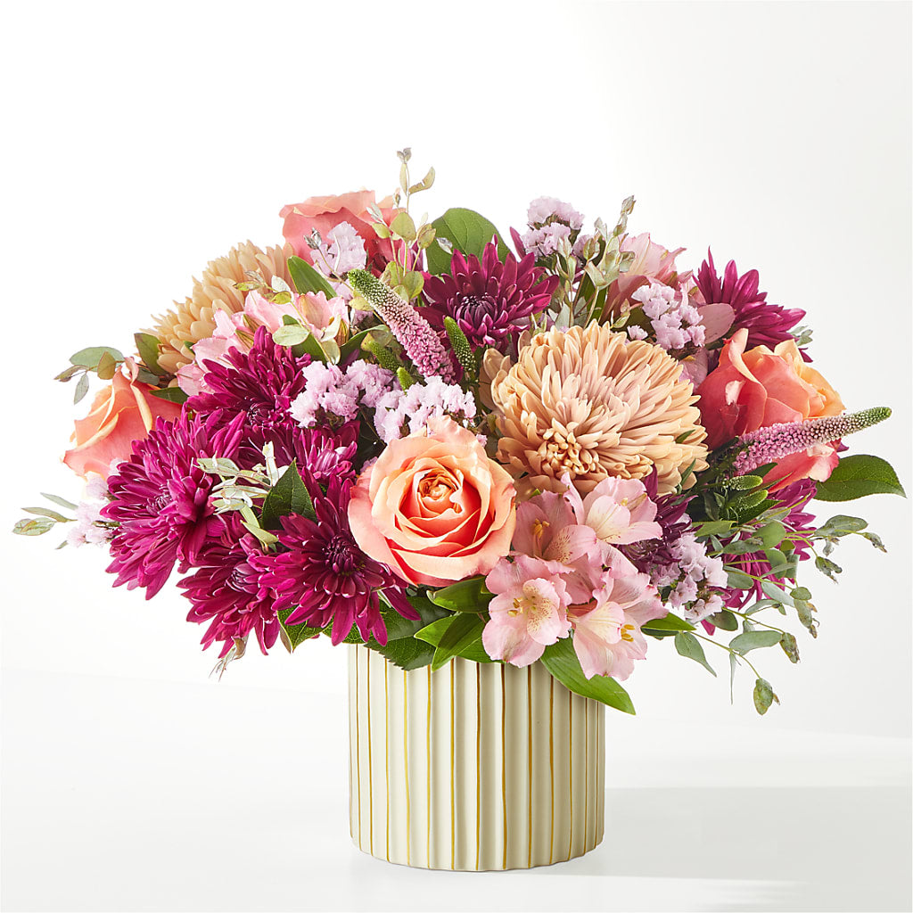 Berry Cobbler Bouquet with Ivory Vase –  Hallmark Flower Shoppe, Panama City FL