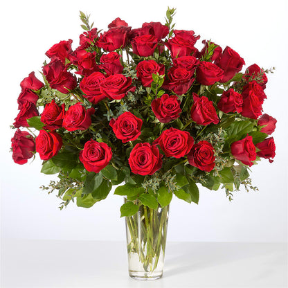Forever Yours Fifty Stem Red Rose Bouquet –  Hallmark Flower Shoppe, Panama City FL