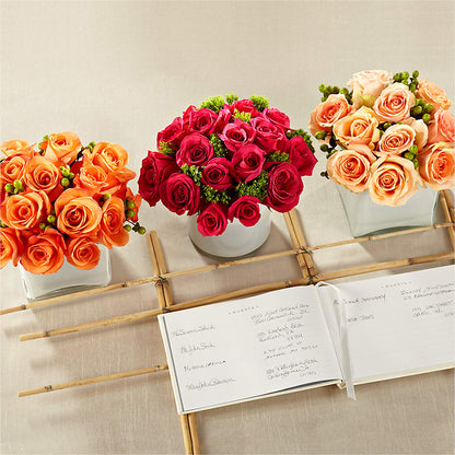 Dawn Rose Centerpiece –  Hallmark Flower Shoppe, Panama City FL